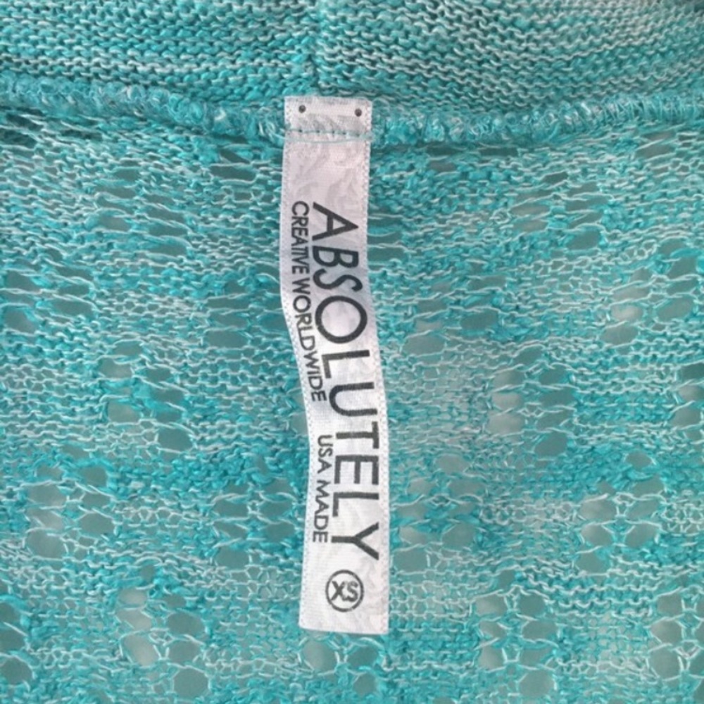 Turquoise Cardigan - Picture 3 of 3